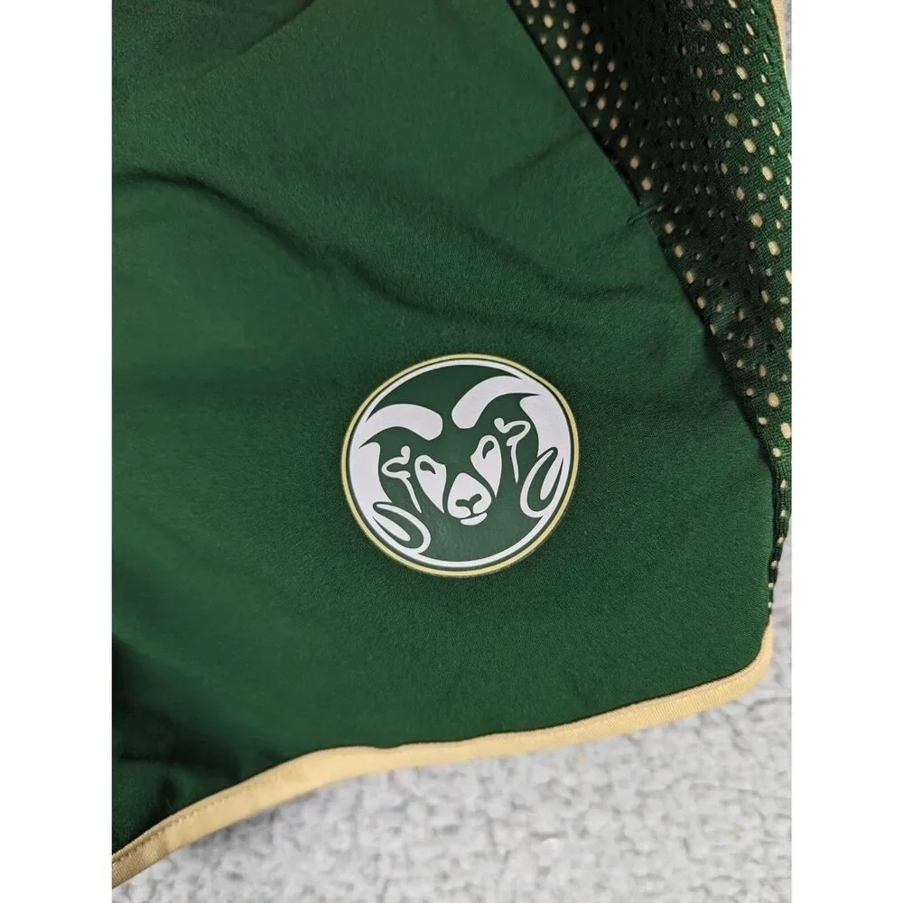 Under Armour Shorts Womens Size Small Green Loose Fit Colorado State CSU Rams